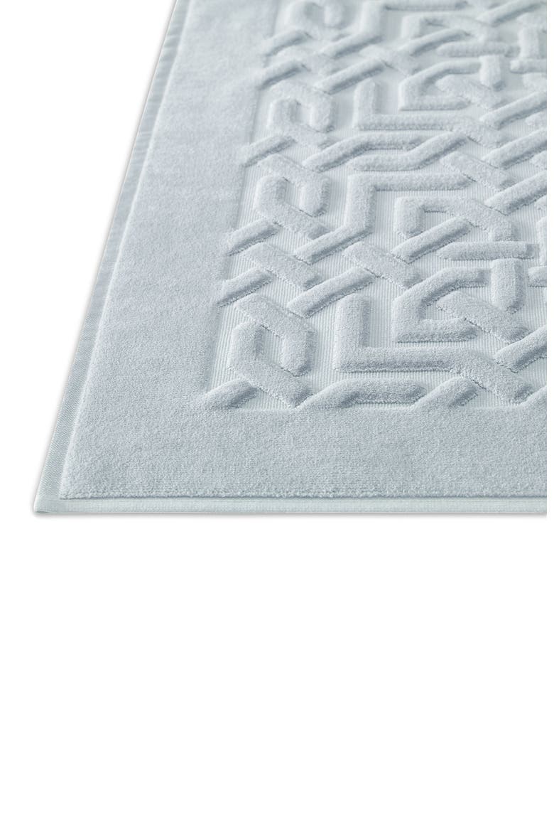 Mira Bath mat, Alternate, color, Blue