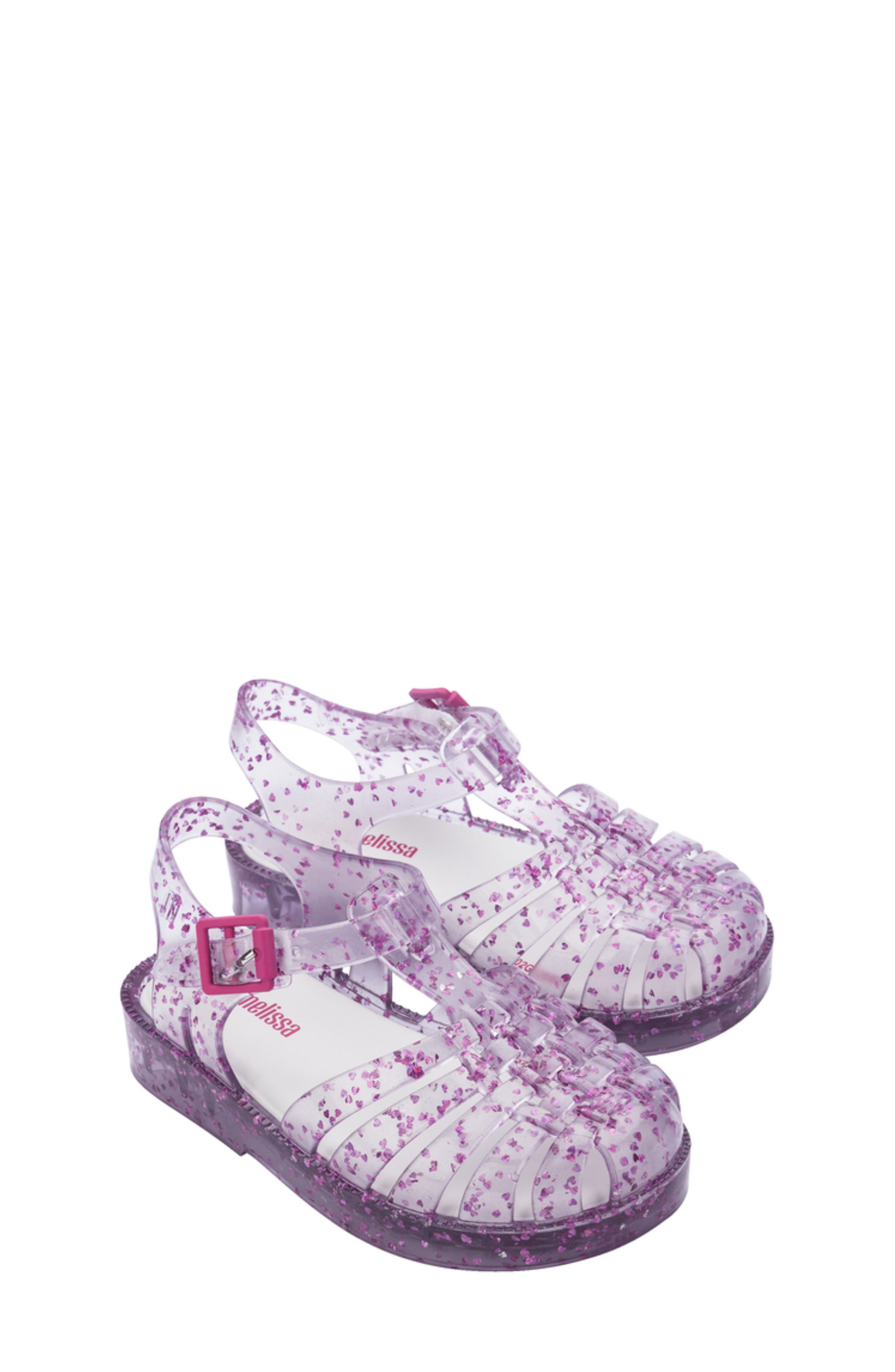 Mini Melissa Kids' Possession Glitter Fisherman Sandal, Main, color, 