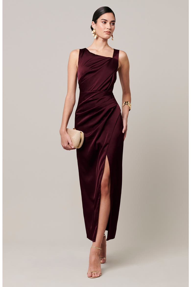 Carey Midi Dress, Alternate, color, Plum