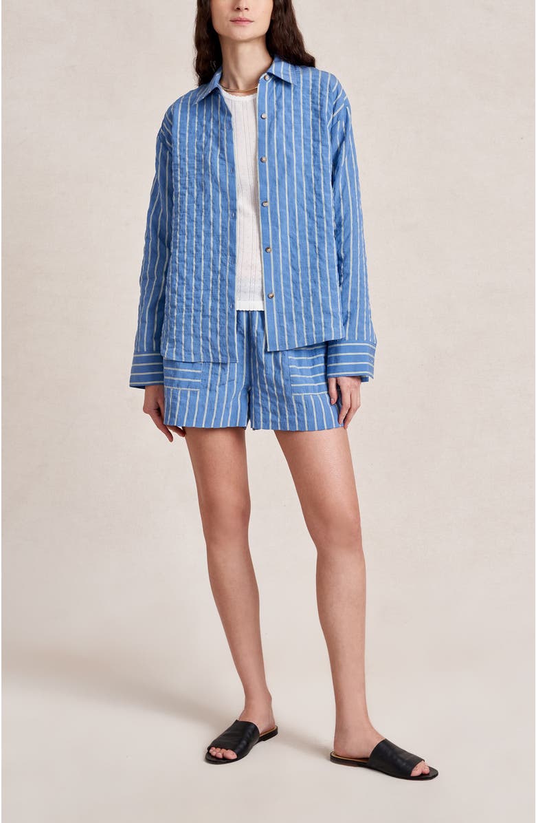 La Ligne Tangier Shirt, Alternate, color, Chambray