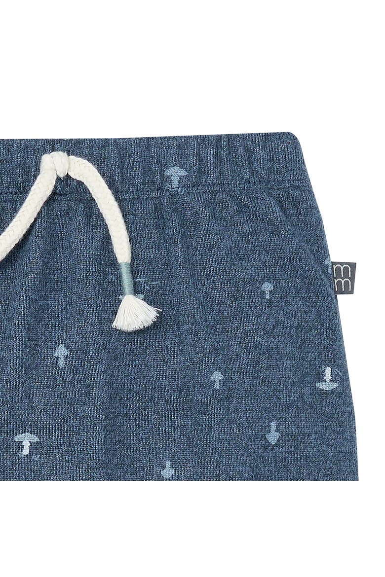 Brushed Hacci Top And Pant Set (baby), Alternate, color, Navy Mushroom