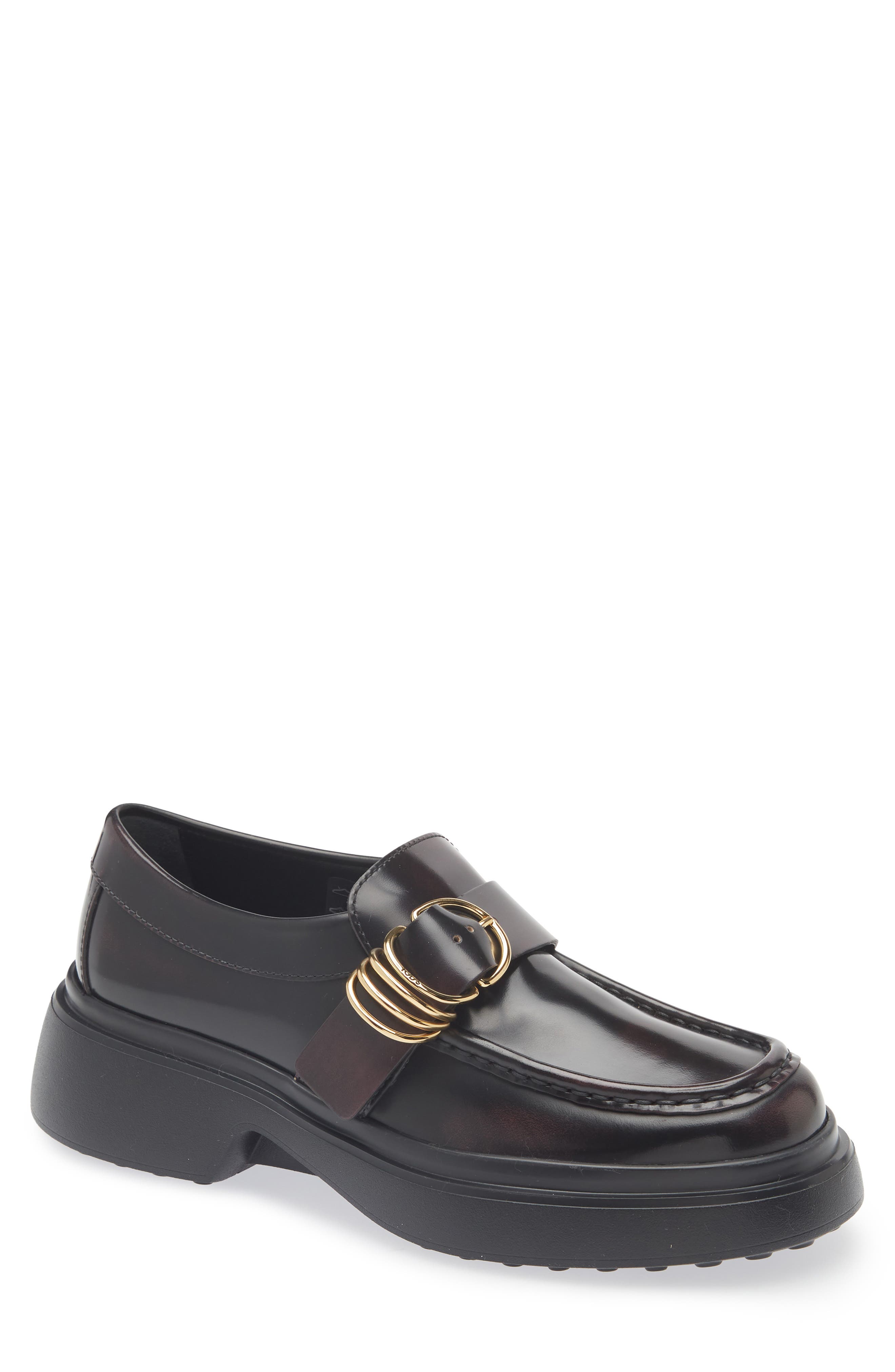 Tod's Ring Platform Loafer, Main, color, Kraft Chiaro