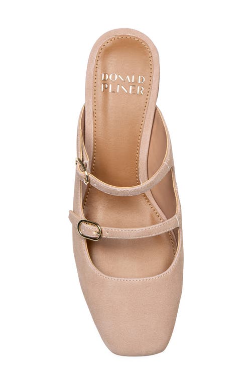Donald Pliner Tria Double Strap Mule In Sand