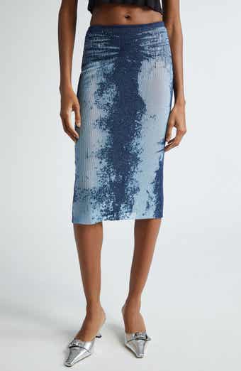 M-Begonia Rib Sweater Skirt