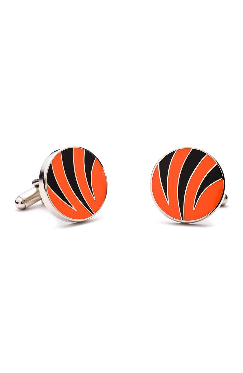 Cufflinks, Inc. NFL Cincinnati Bengals Cuff Links, Main, color, 