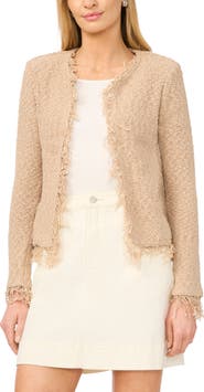 Vince Camuto Fringe Crop Jacket
