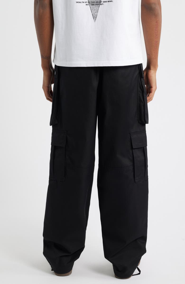 Billionaire Boys Club BB Thrusters Cotton Drawstring Cargo Pants, Alternate, color, Black