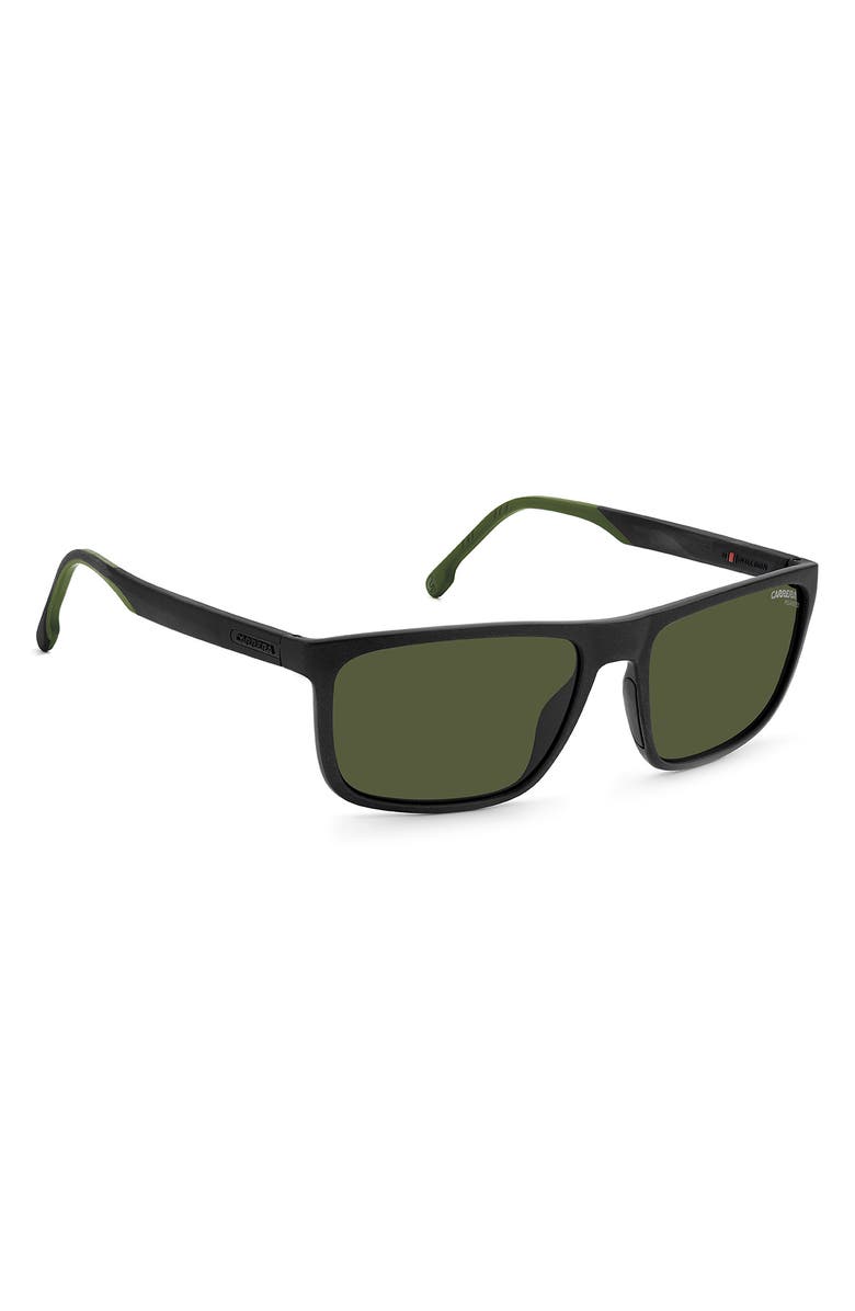 Carrera Eyewear 58mm Polarized Rectangle Sunglasses, Alternate, color,