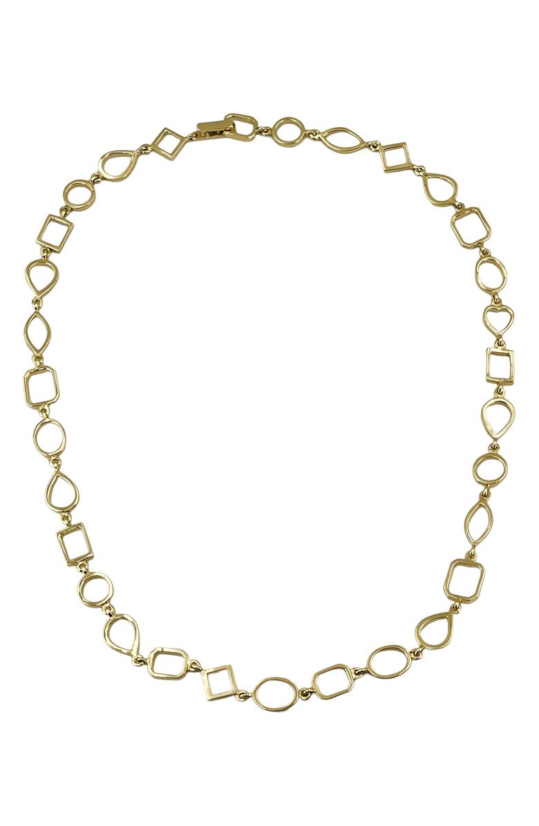 Leslie Paige Mixed Chain Necklace, Alternate, color, 14K Yellow Gold