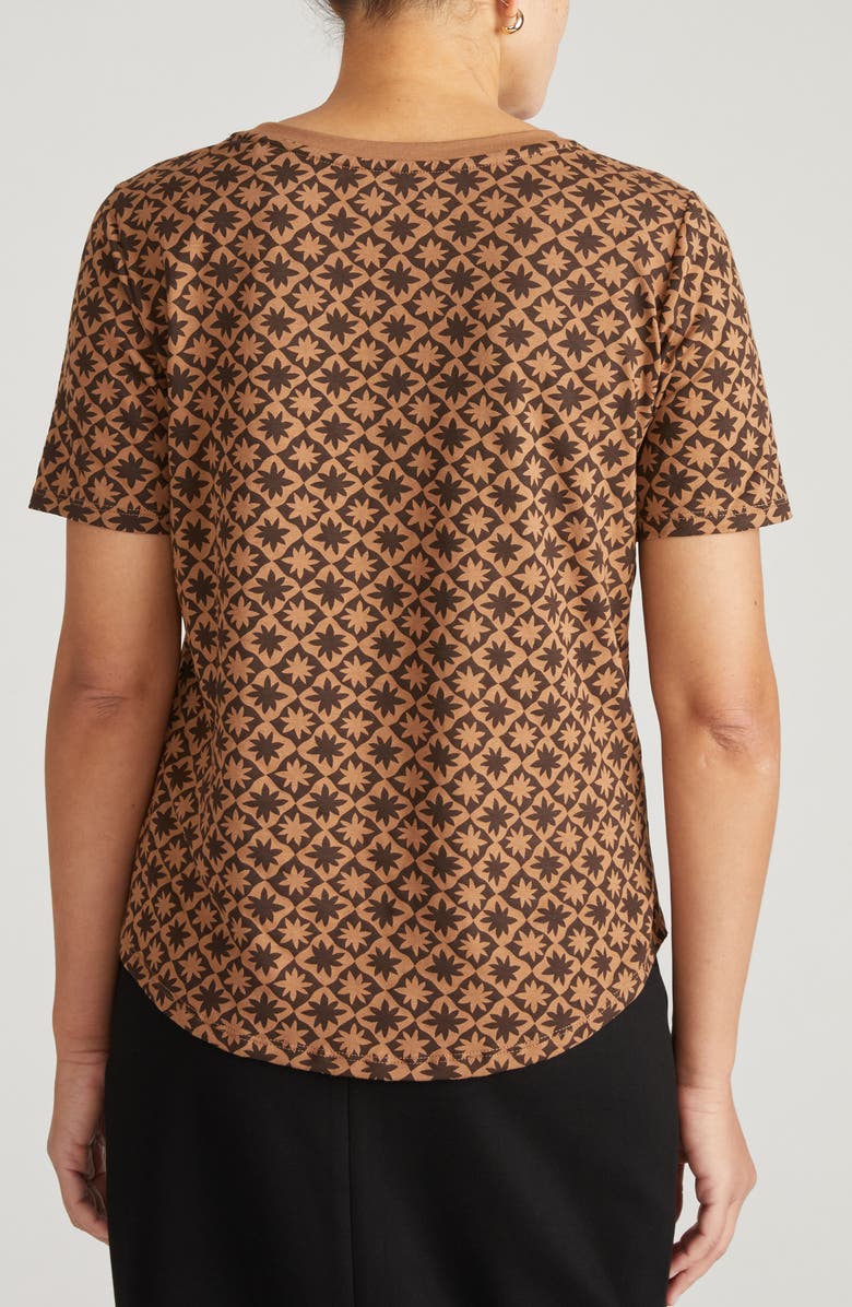 Universal Standard Tee Rex Tee, Alternate, color, Brown Hacienda Print