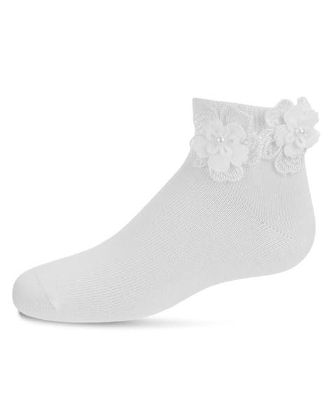 Dual Flower Anklet Sock