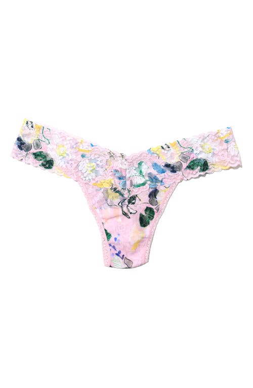 Hanky Panky Print Low Rise Thong In Neutral