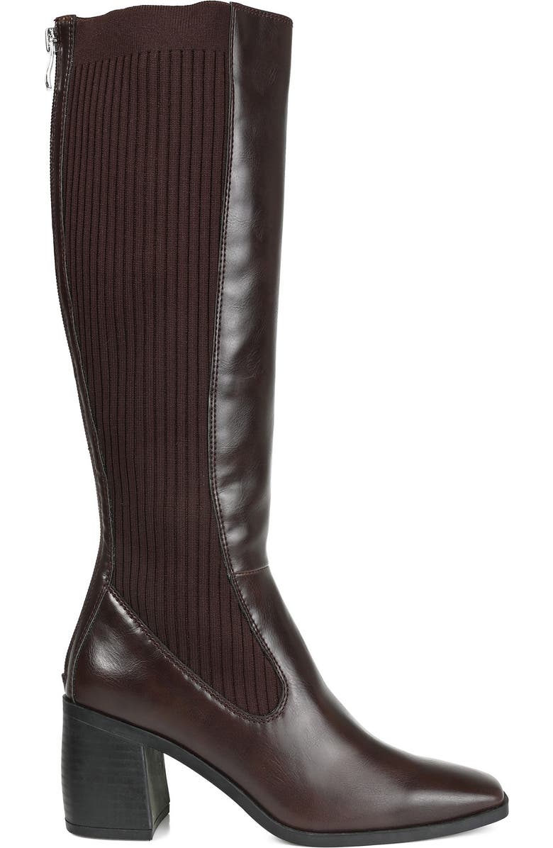 Journee Collection Winny Tall Boot, Alternate, color, Brown
