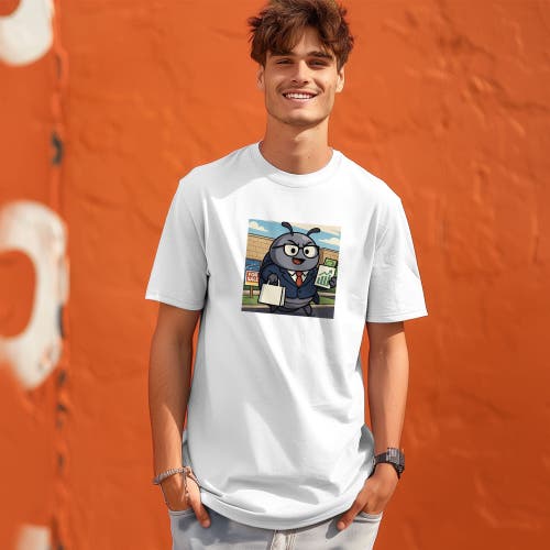Dalix Roly Poly Tee In White
