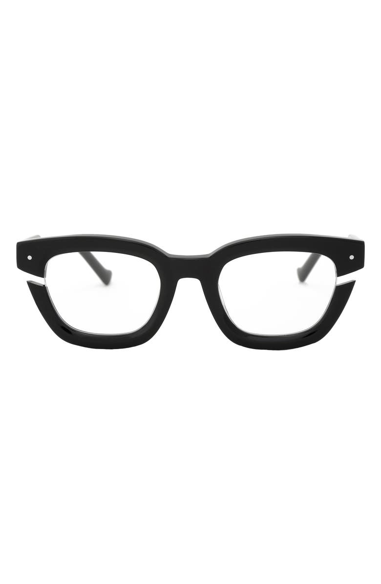Grey Ant Bowtie Cutout 50mm Optical Glasses, Main, color,
