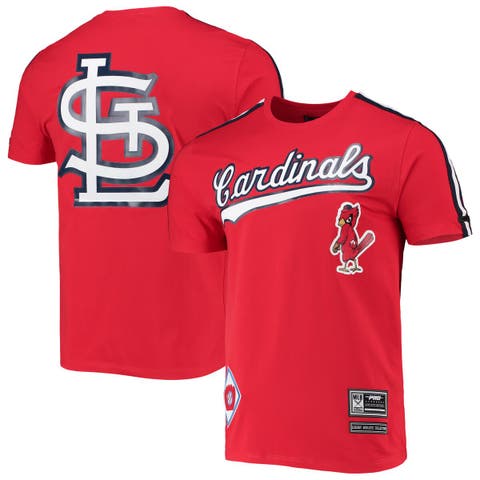 Men's Pro Standard Red/ St. Louis Cardinals Taping T-Shirt