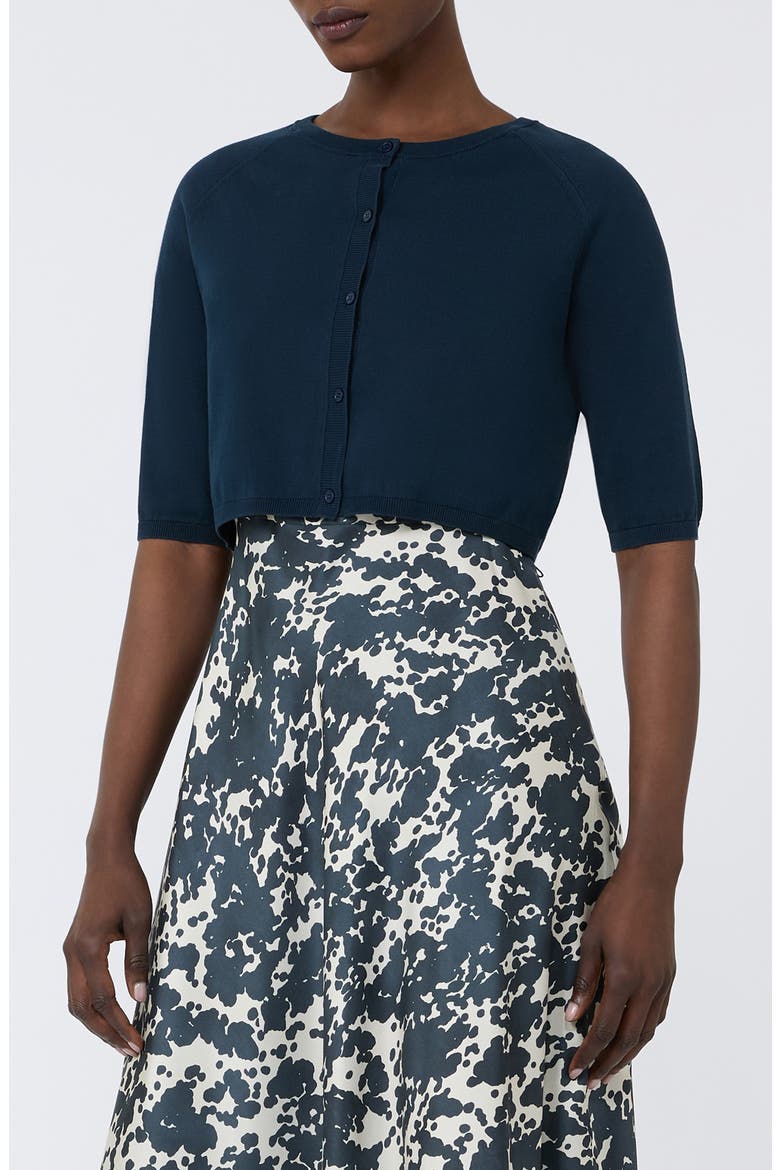 Pam Short Sleeve Cardigan, Main, color, ULTRAMARINE