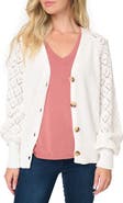 GIBSONLOOK Gigi Diamond Stitch Crochet Cardigan