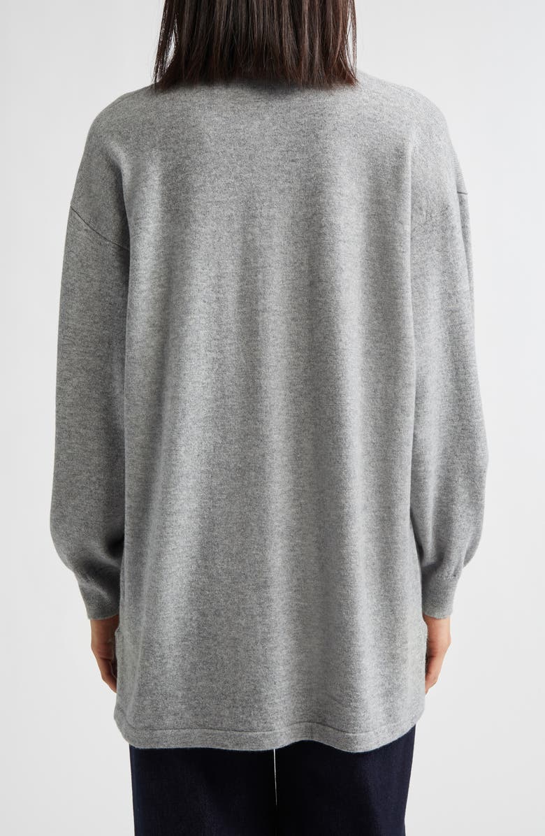 Johnstons of Elgin Munro Cashmere Shirt, Alternate, color, Light Grey