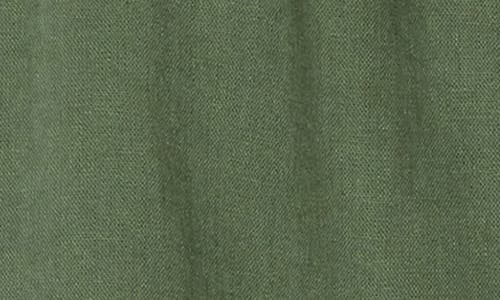 Caslon ® Drawstring Linen Blend Shorts In Green Bronze