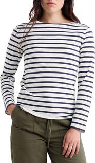 Seasalt Cornwall Sailor Stripe Organic Cotton Top