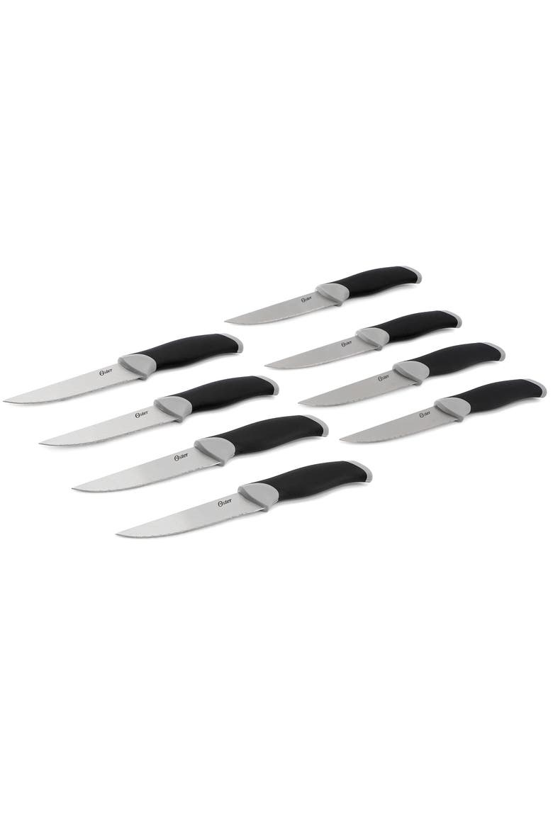 Lindbergh 22 Piece Stainless Steel Cutlery Set with Storage Block, Alternate, color, Black