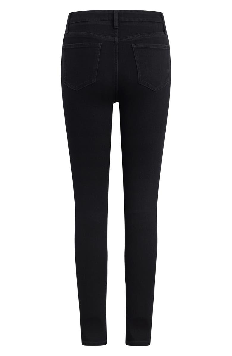 Favorite Daughter The Sara Superhigh Waist Ankle Skinny Jeans, Alternate, color, Onyx