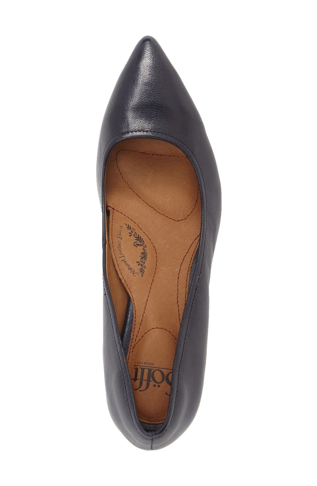 'Altessa' Pump, Alternate, color, PEACOAT NAVY LEATHER