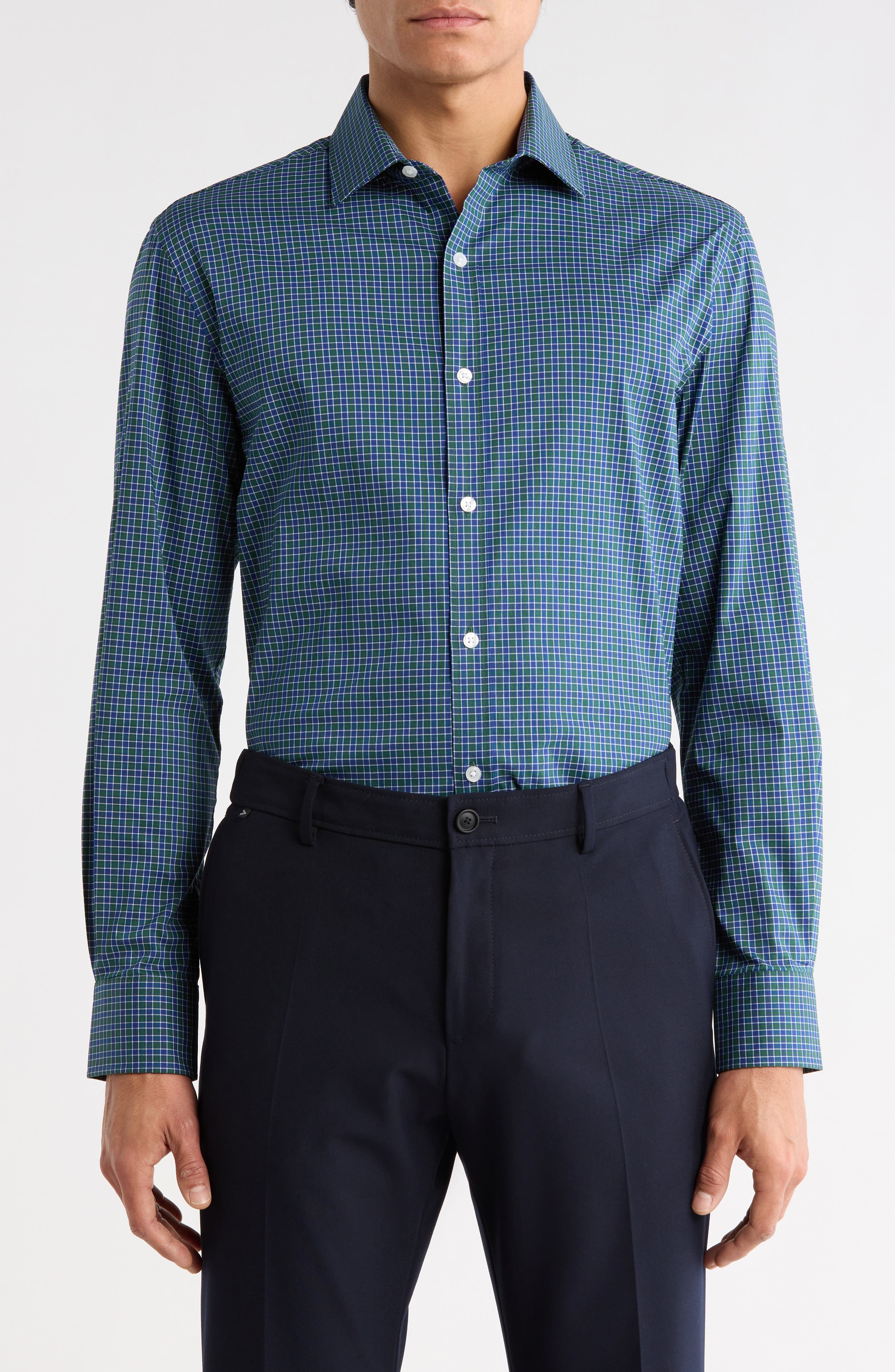 Tommy Hilfiger All-Season Stretch Slim Fit Dress Shirt