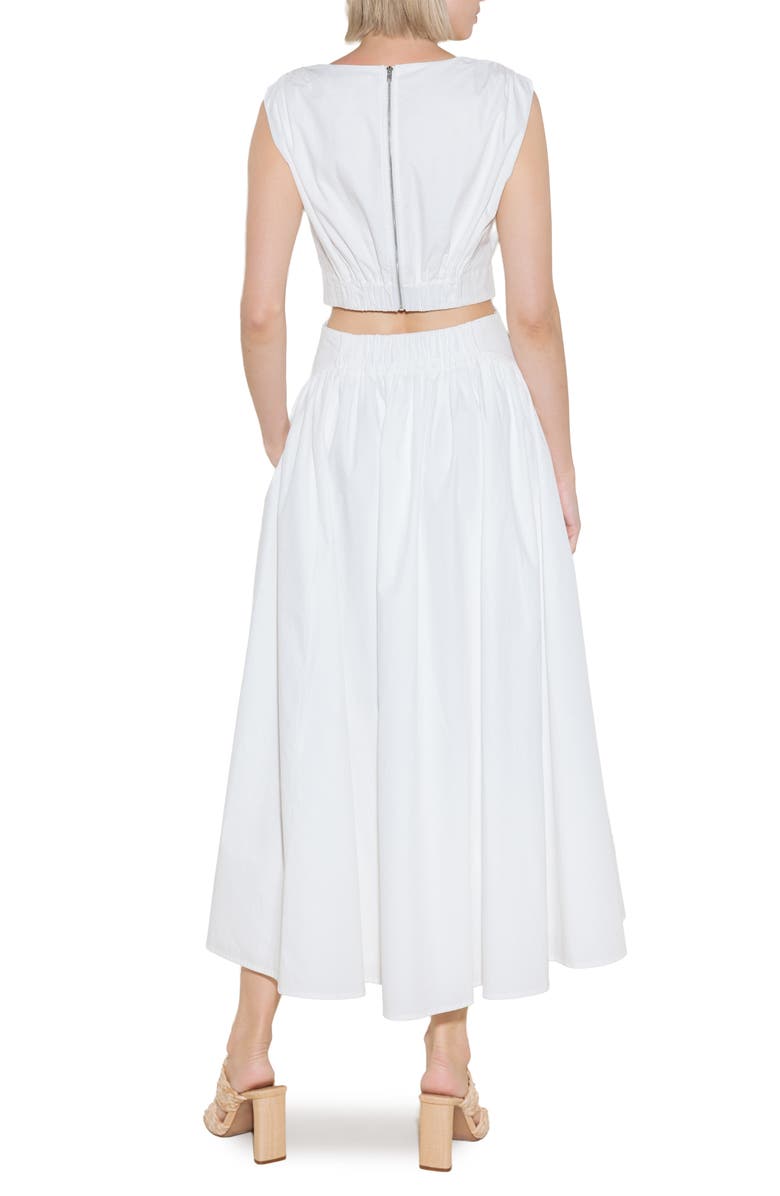 FREEMARKET Cutout Cotton Maxi Dress, Alternate, color, 