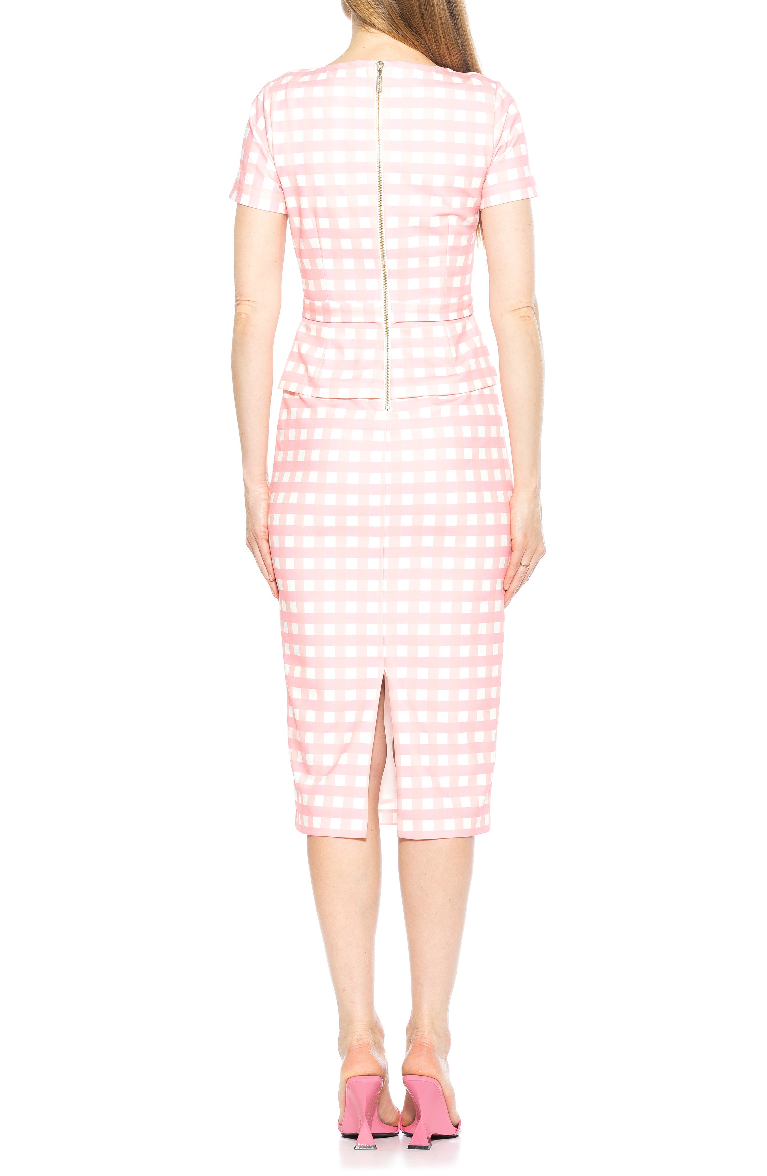 Vance Peplum Sheath Dress - image 2