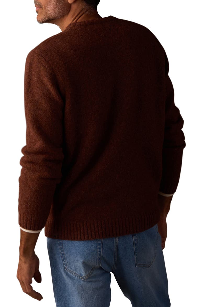 Homebound Crewneck Sweater, Alternate, color, SPICED BRANDY
