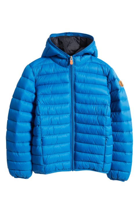 Kids' Donny Hooded Nylon Puffer Jacket