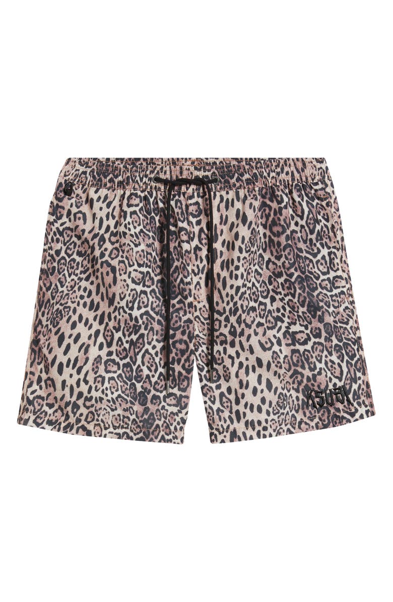 Ksubi Kingdom Tie Waist Board Shorts, Alternate, color, 