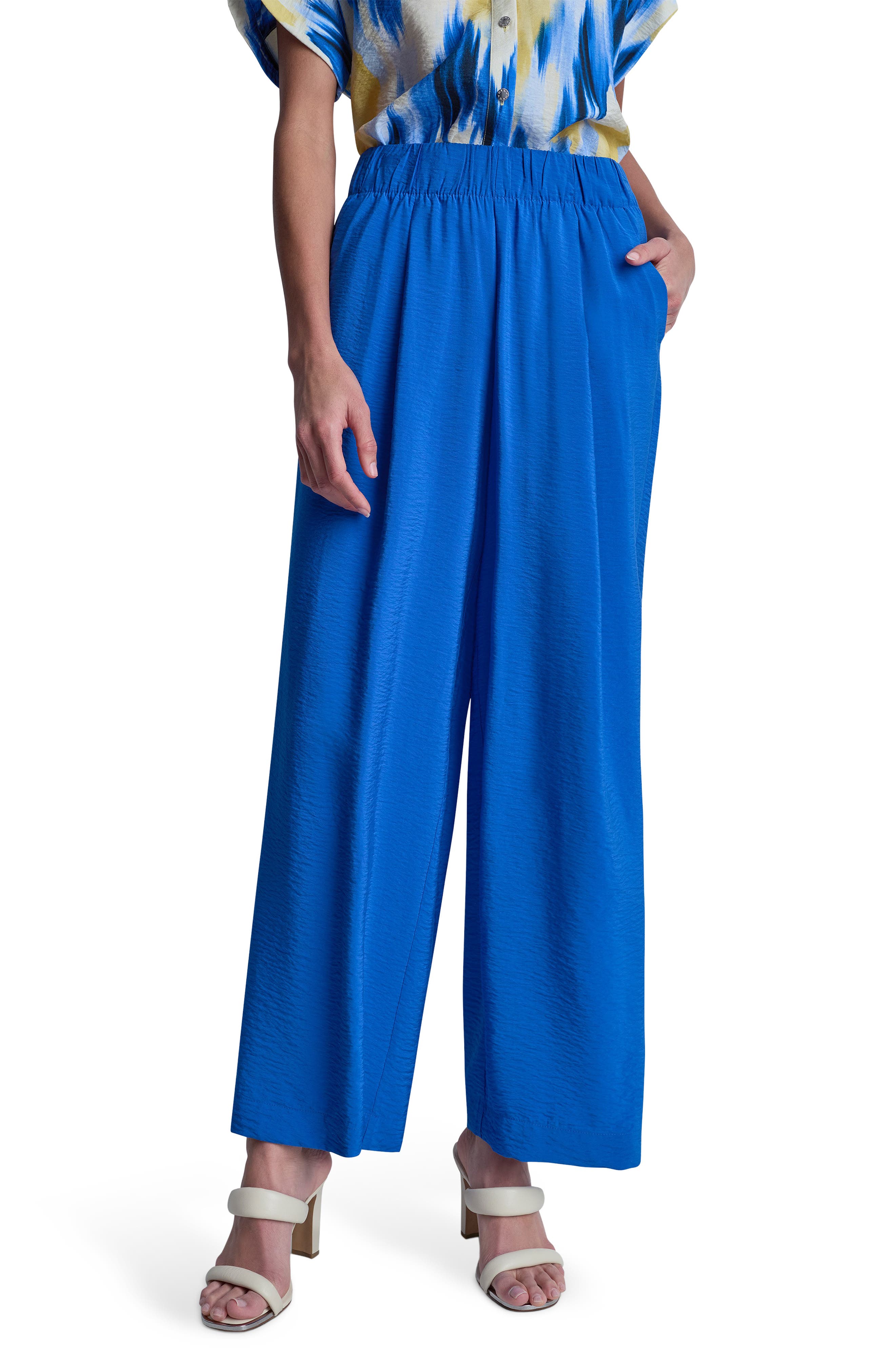 Rumpled Voile Pull-On Pants - image 3