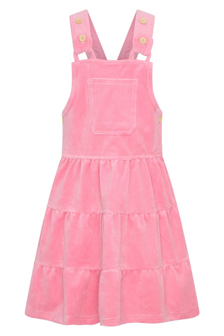 Kids' Waterfall Corduroy Dress, Main, color, PINK