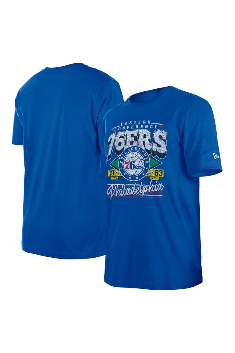 Men's New Era Royal Philadelphia 76ers Sport Classics T-Shirt, Alternate, color, Royal