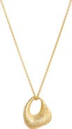 Monica Vinader Antica Texture Pendant Necklace