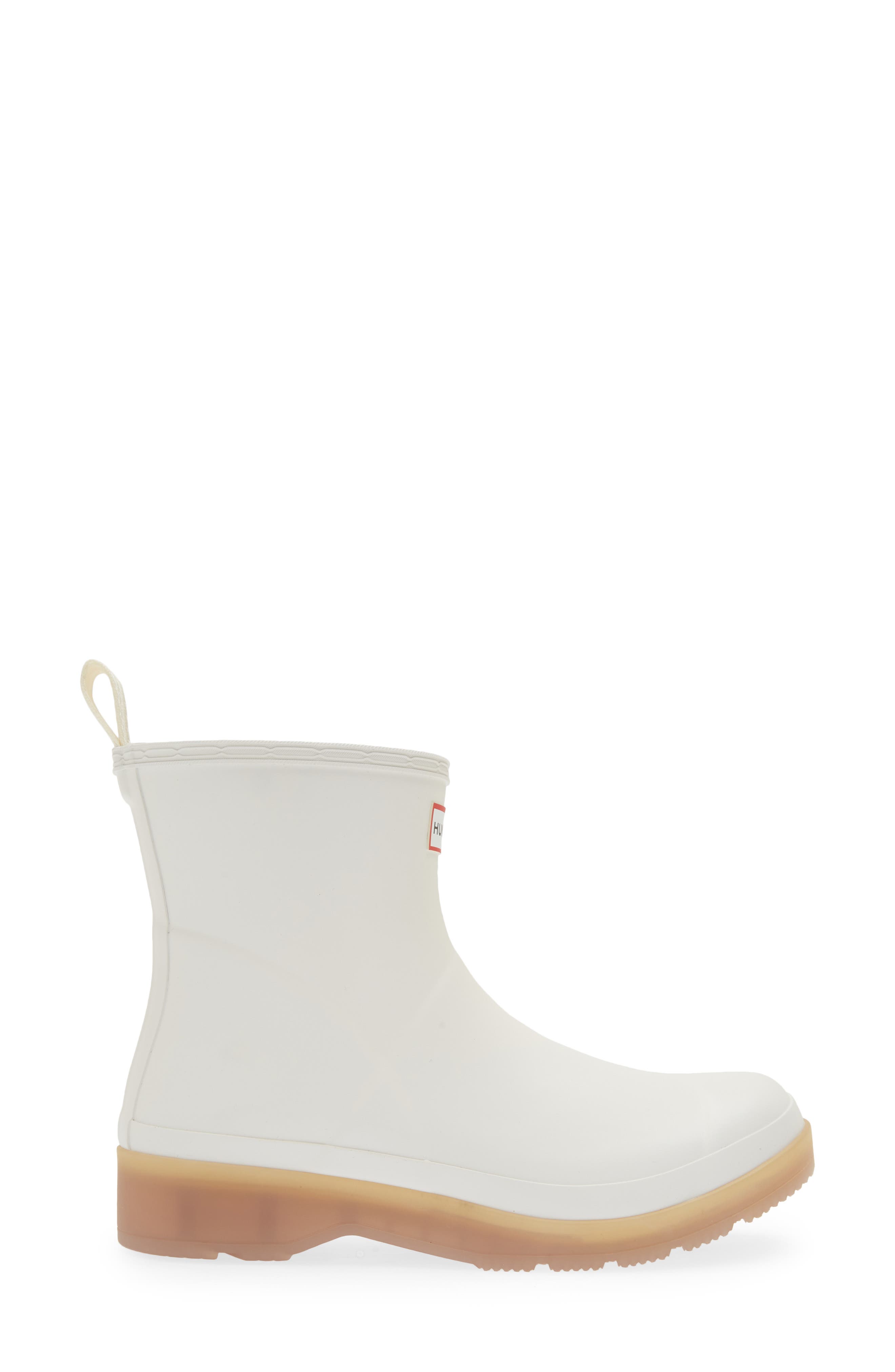 Hunter Play Short Boot Stivali Pioggia Donna - Gomma Naturale, Fodera Riciclata, Altezza Caviglia, Suola Piatta - 5