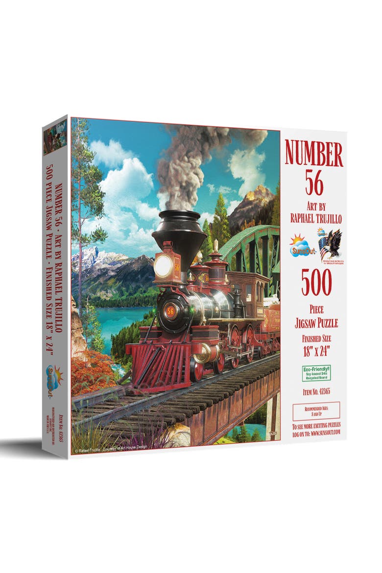 Number 56 500 piece Jigsaw Puzzle for Adults, Main, color, Multicolor