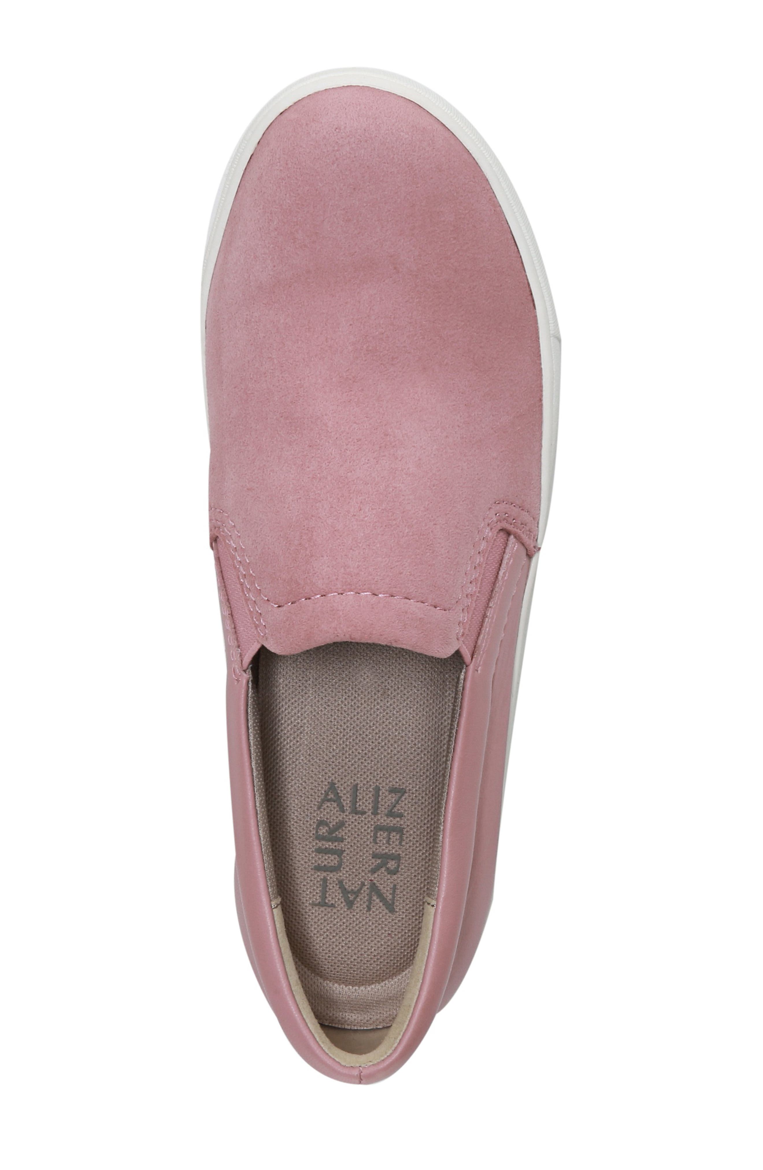 Marianne Slip-On Sneaker, Alternate, color, ROSEWOOD SUEDE/ LEATHER