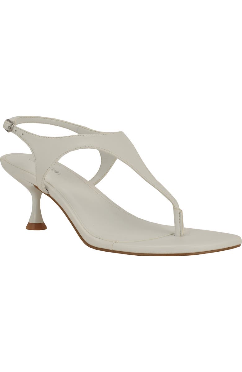 Calvin Klein Portia Ankle Strap Sandal, Main, color, White