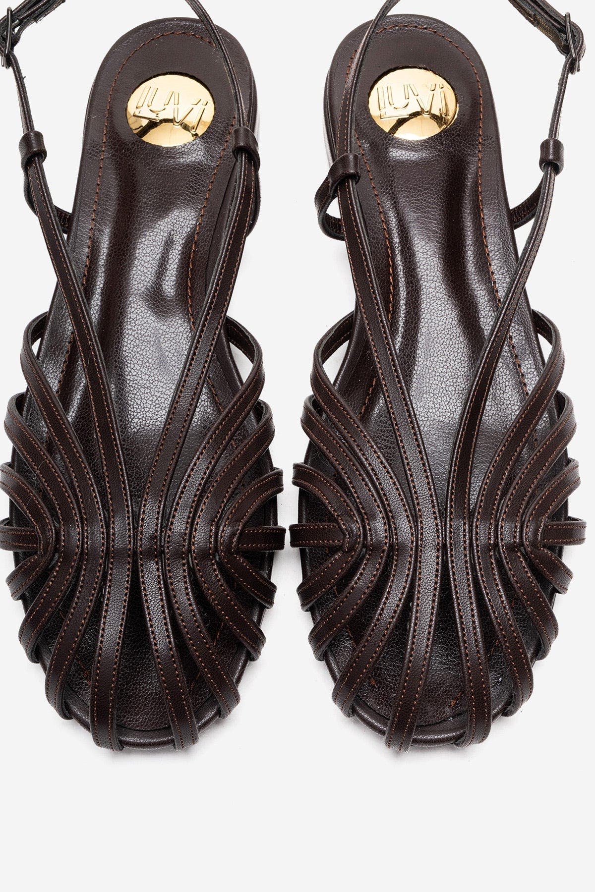 Liss Strap Sandal, Alternate, color, Brown
