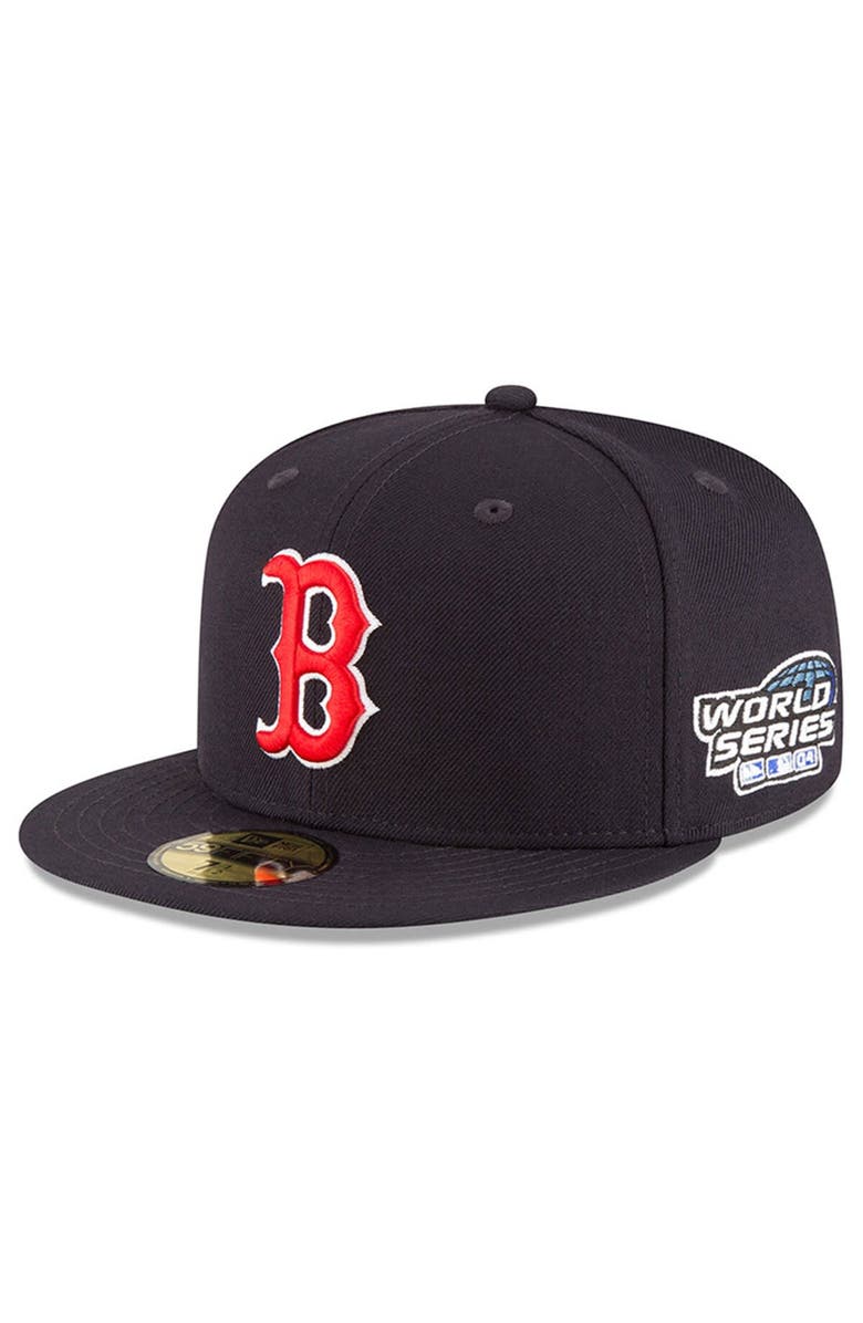 New Era Men's New Era Navy Boston Red Sox 2004 World Series Wool 59FIFTY Fitted Hat, Main, color, 