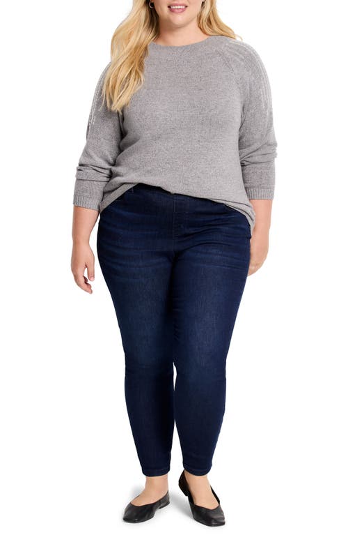 Nic + Zoe Nic+zoe Subtle Shine Sequin Sweater In Nickel