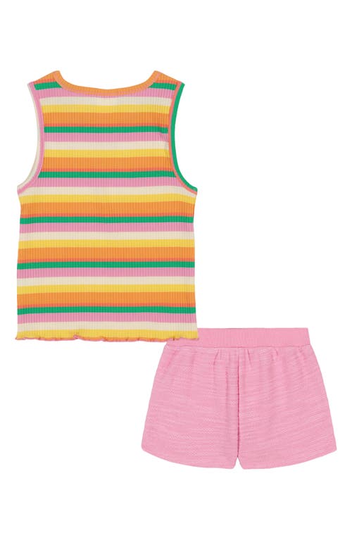 Roxy Rib Tank & Shorts Set In Multi