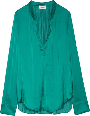 売れ筋商品|||ザディグ エ ヴォルテール シャツ レディース トップス TINK RAYE - Blouse - mist ZADIG&VOLTAIRE - ザディグエヴォルテール ブラウス シャツ
