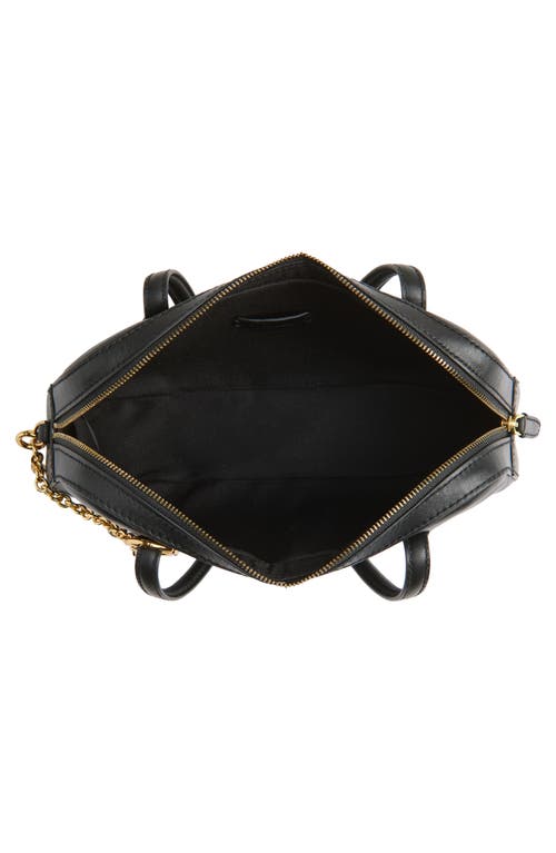 Madewell The Top-zip Mini Shoulder Bag In Black