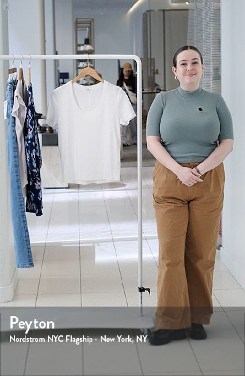 NZT by NIC+ZOE Scoop Neck Cotton Blend T-Shirt | Nordstrom