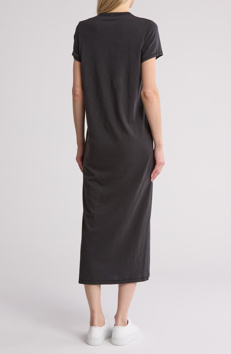 rag & bone Short Sleeve Pima Cotton Maxi Dress, Alternate, color, 